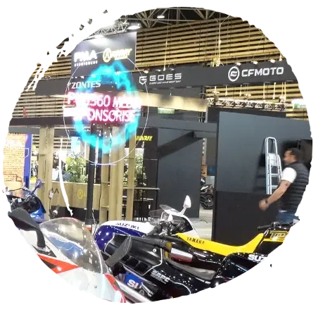 Hologramme FlashBoutic - Salon du 2 Roues